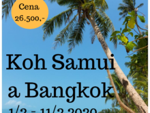 Koh Samui a Bangkok v únoru z Prahy za 26.500,-